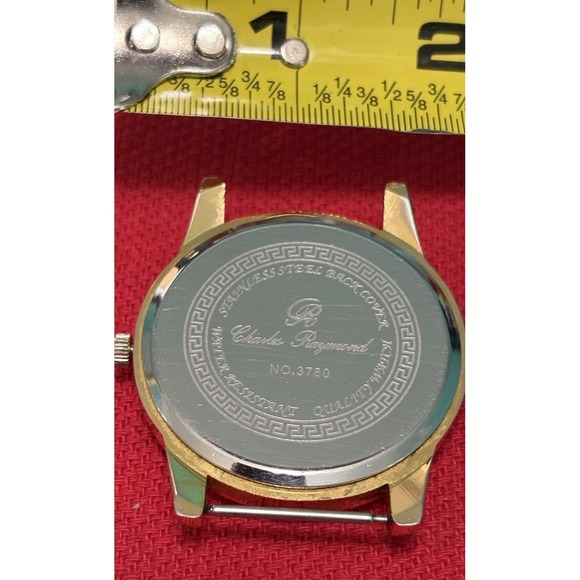 Charles Raymond V0546G Quartz Analog Men's Watch Sz. 7 3/4" New Battery - Picture 8 of 16